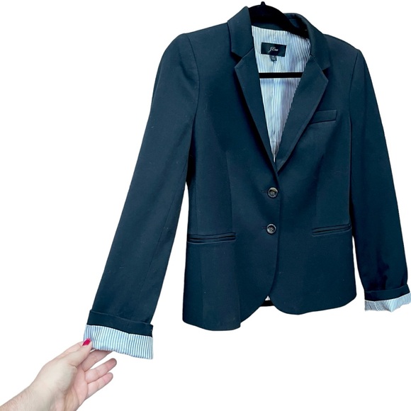 J. Crew Original Schoolboy Two Button Stretch Preppy Blazer Women’s Size Small - Picture 7 of 11